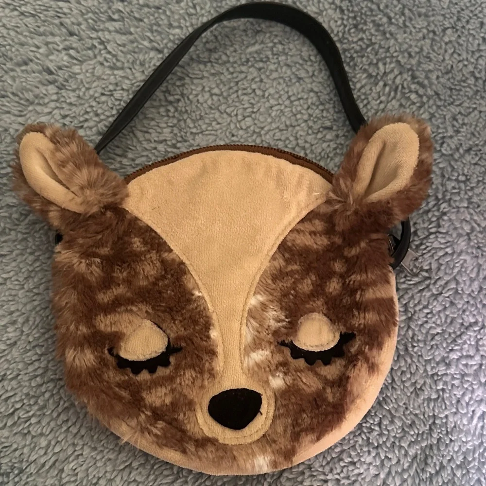 Adorable Tan and Brown Kids Animal Purse 💕 3x15$
